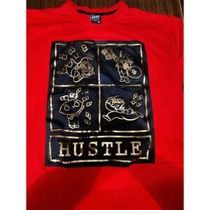 Krisp NYC Men's Red 3xl Hustle Tshirt Short Sleeve Street Wear